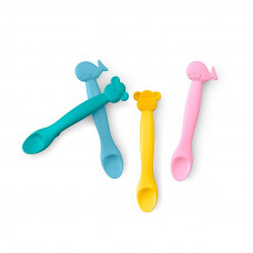 Cuchara Mono y Ballena Silicona Suavinex